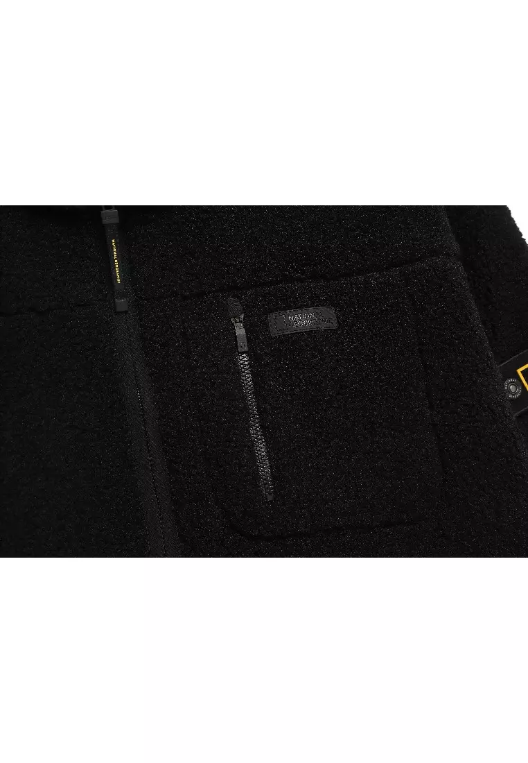 Unisex High Neck Fleece Jacket