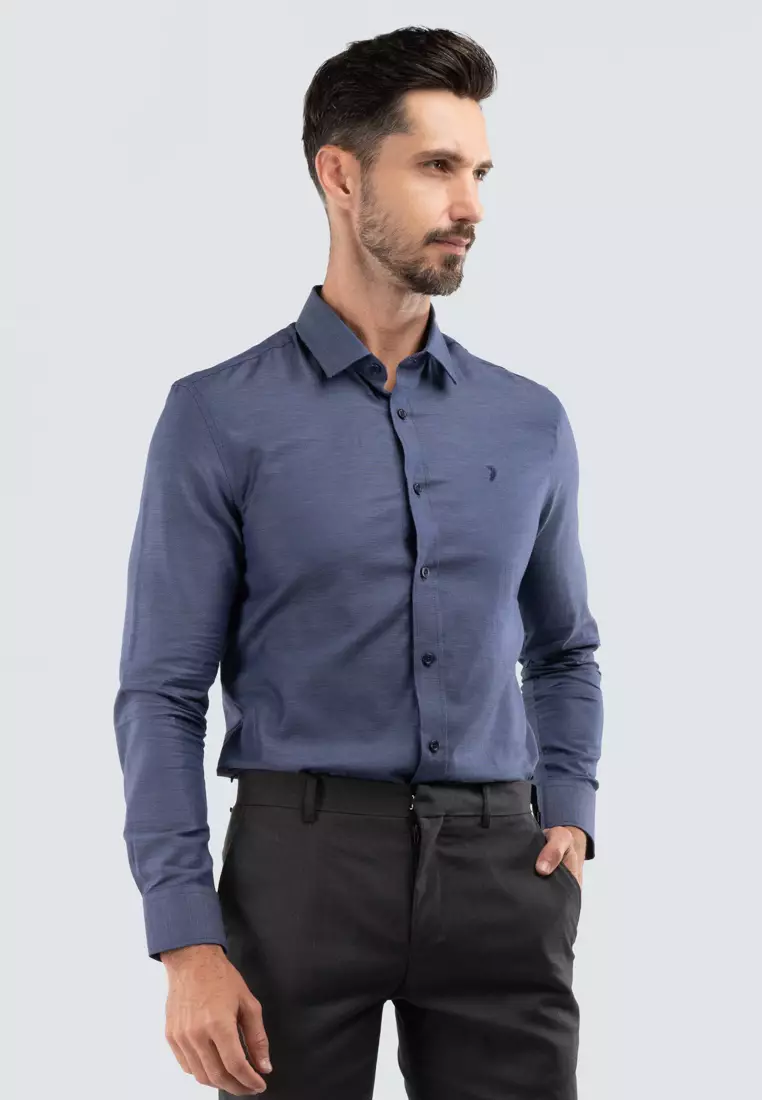 Polo Haus - Men’s 100% Cotton Signature Fit Long Sleeve