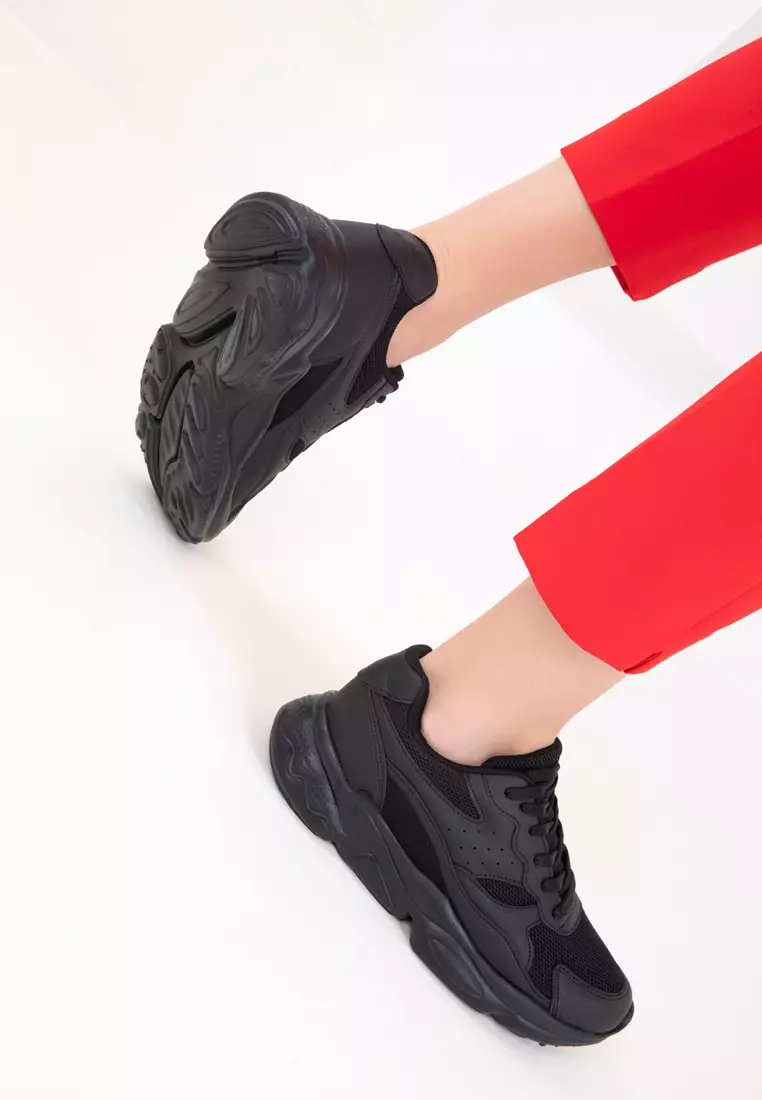 Black-Black Women's Sneaker 20592