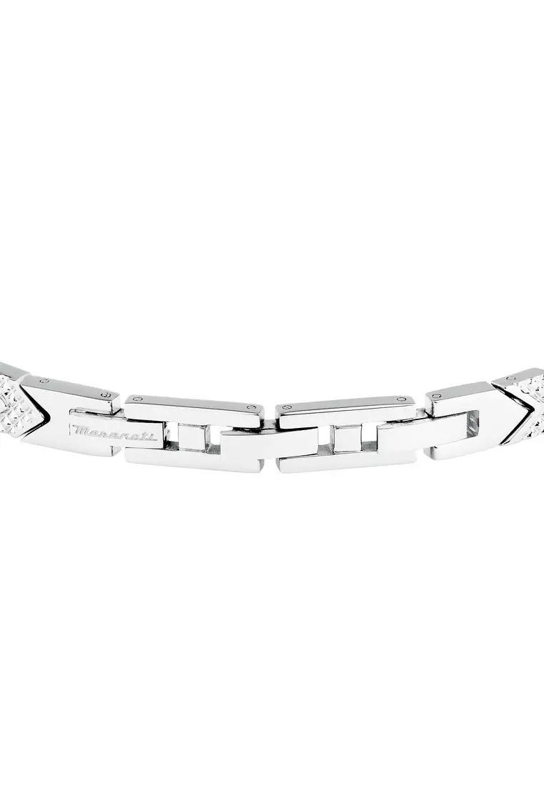 MASERATI Jewels 215mm Men's Stainless Steel Bracelet, Red-Green+Blue, JM225AVD88 (Adjustable)