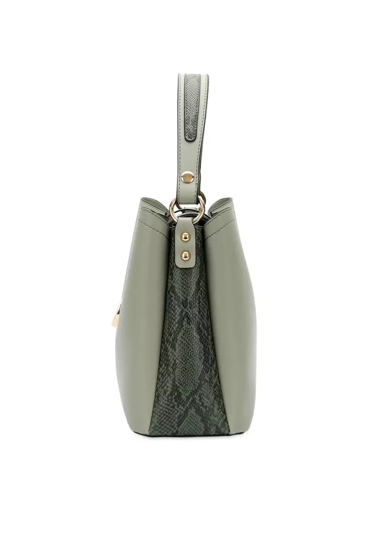 Top Handle Bag / Sling Bag / Crossbody Bag - Green