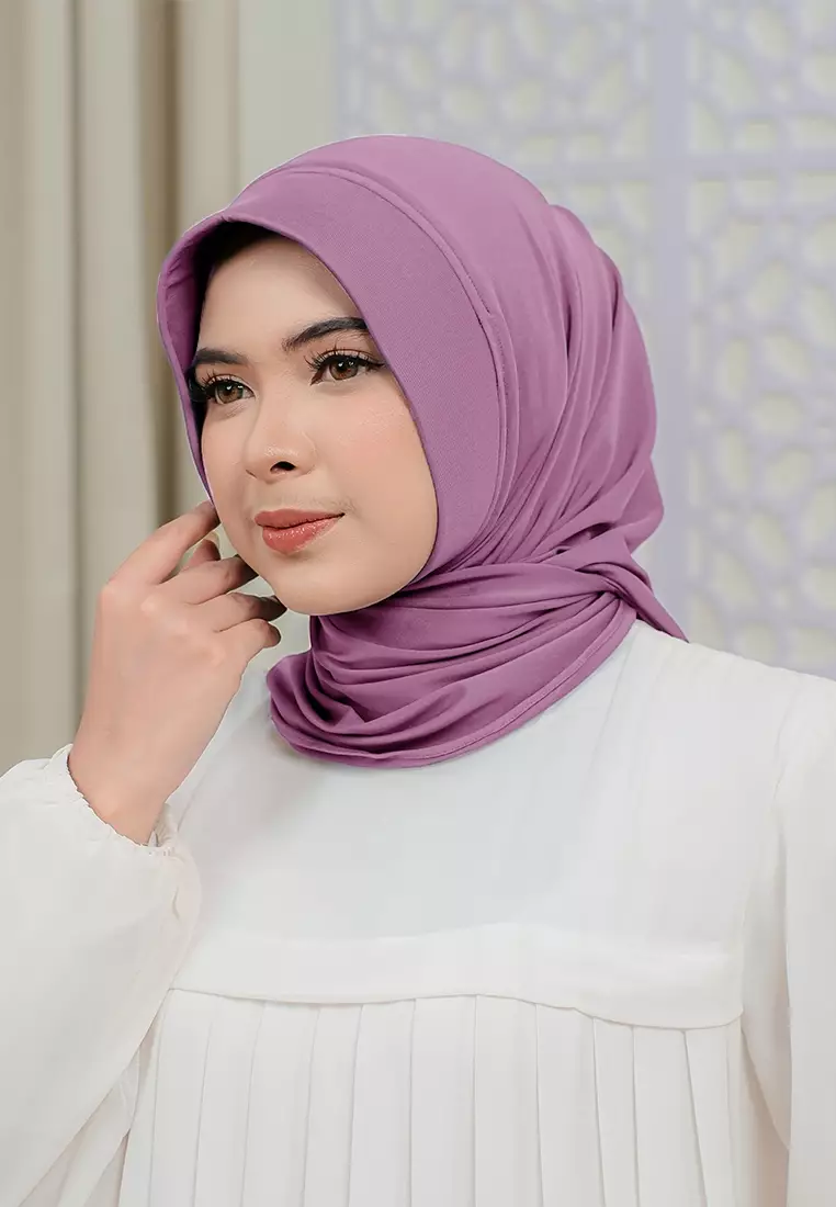 HIJAB INSTAN SOFTPAD AMEENA - ROSE