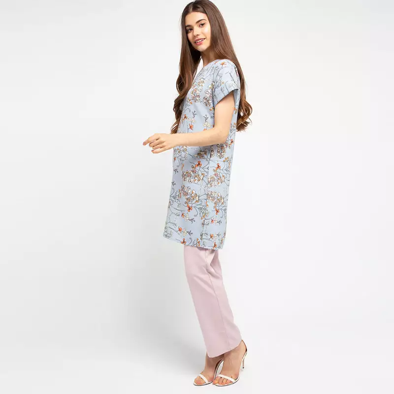 Sophistix Russell Blouse in Blue Print