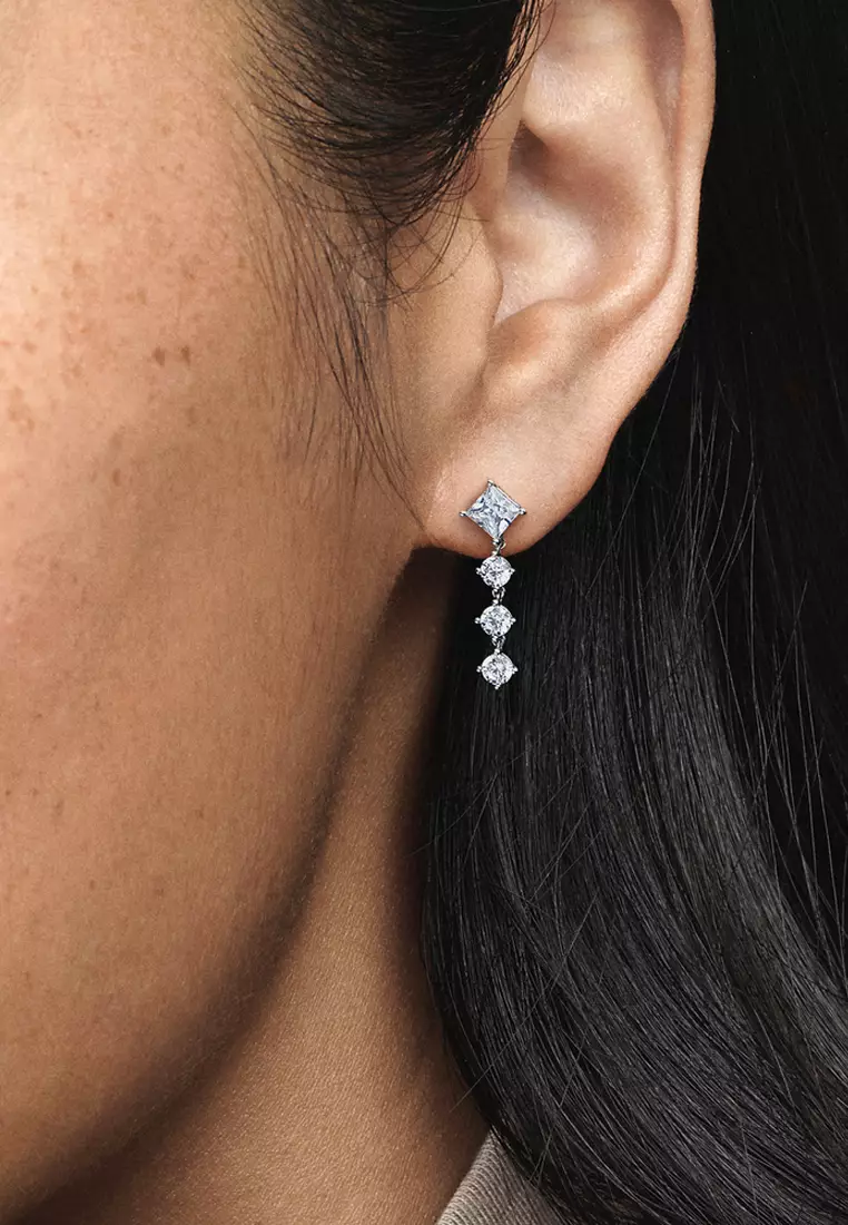 Round pandora earrings online