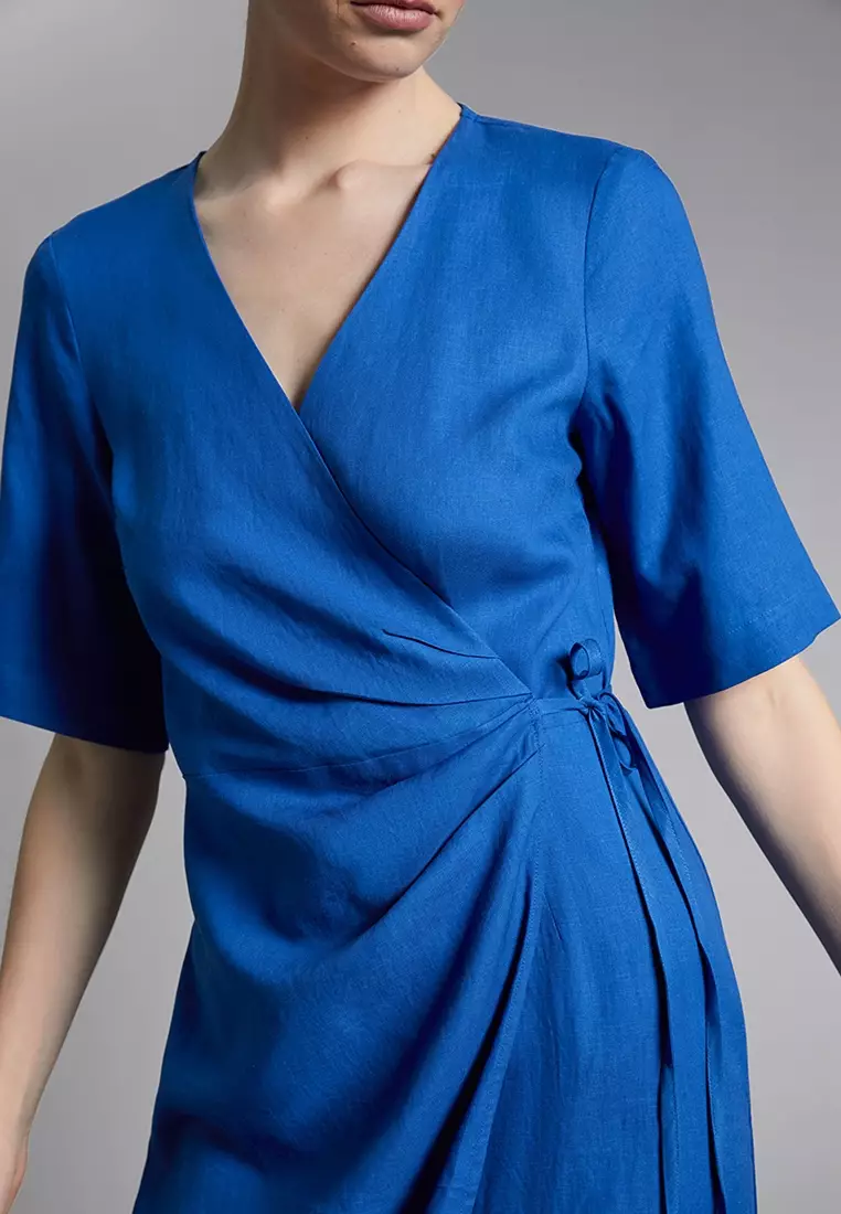Buy & Other Stories Midi Wrap Dress Online | ZALORA Malaysia