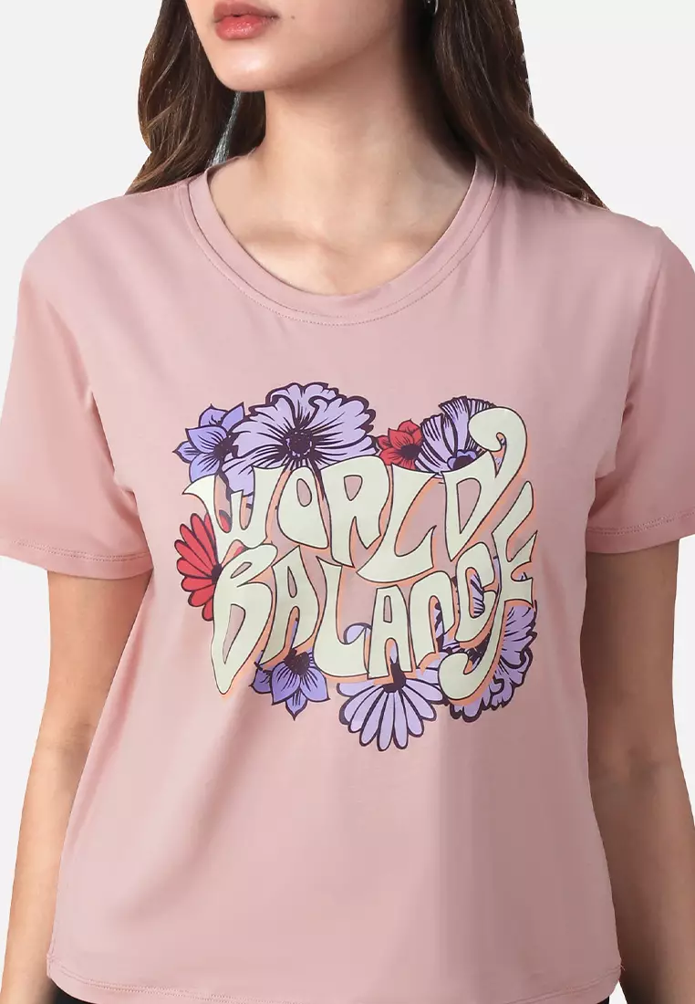 World Balance Brand Logo 53 Women's Tops T-shirt