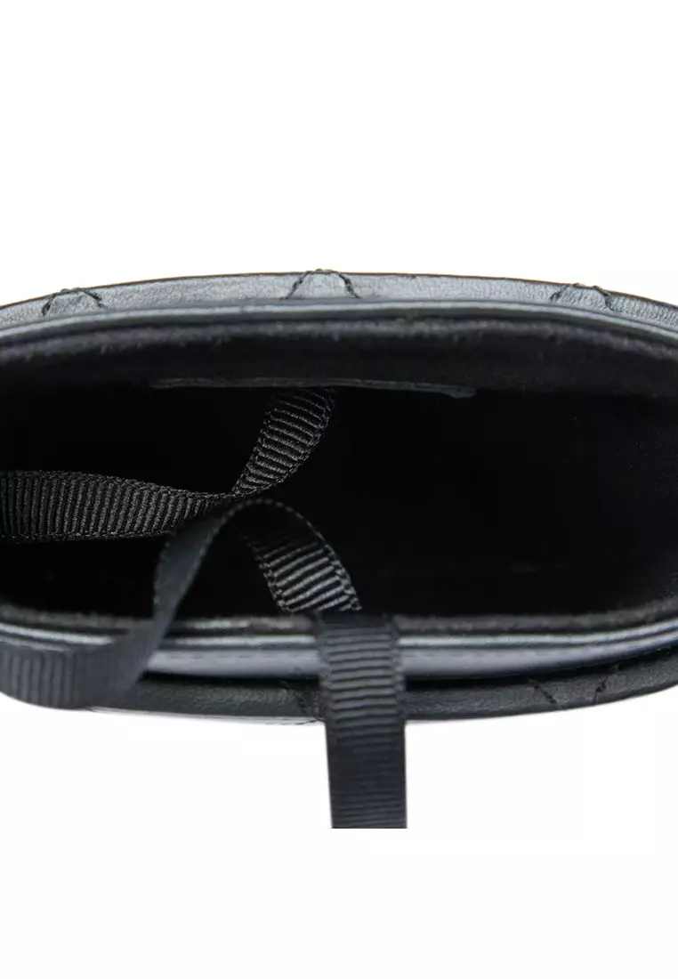 Pre-Loved Chanel Cc Quilted Lambskin Chain Around Phone Holder