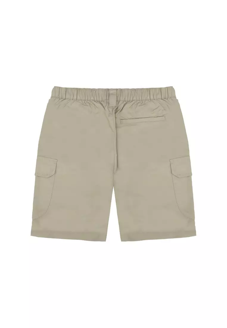 3Second Men's Short Cargo Pants Relaxed Fit Cotton Twill North C020225