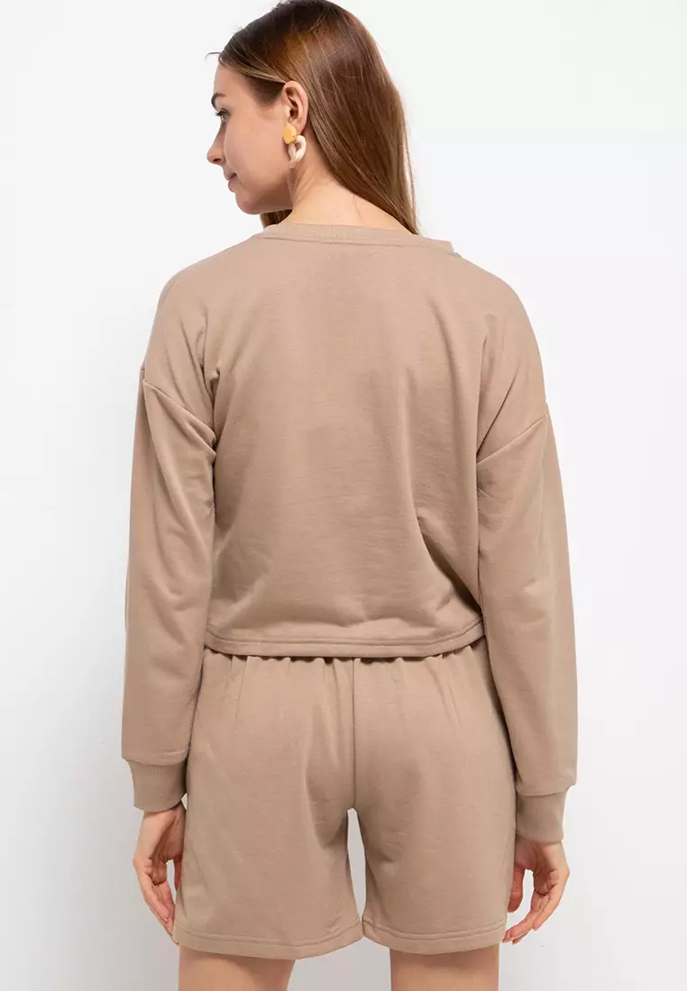 Salsabilla Set Sweater Long Sleeve Short pants