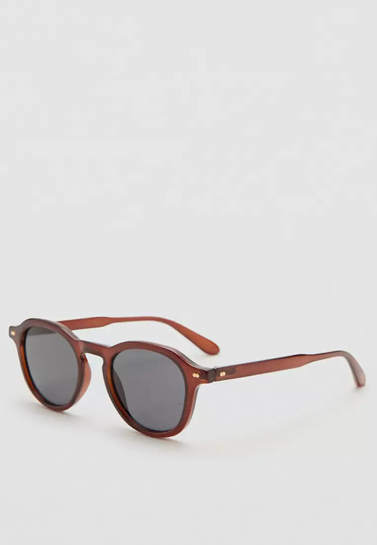 Semi-Transparent Frame Sunglasses