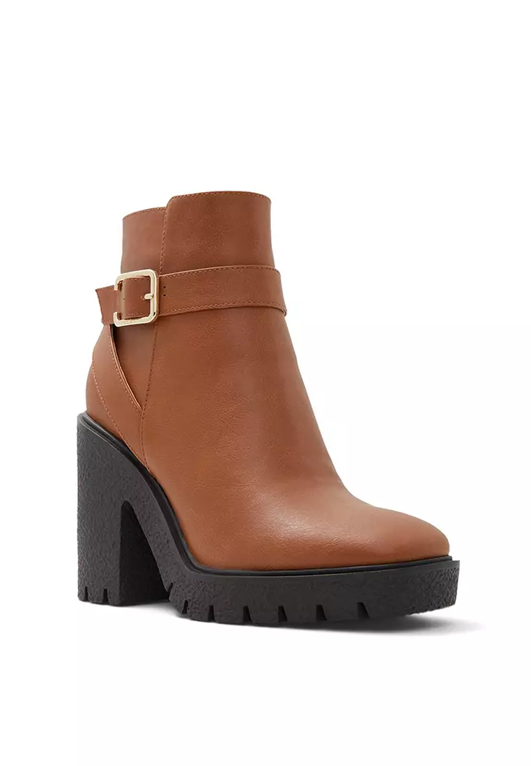 Aldo tan ankle boots cheap
