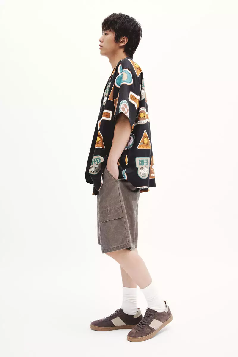 Loose Fit Printed resort shirt