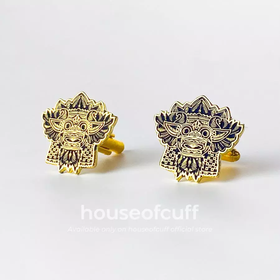 Houseofcuff cufflinks cufflink kancing manset indonesia wayang barong - Barong Bali