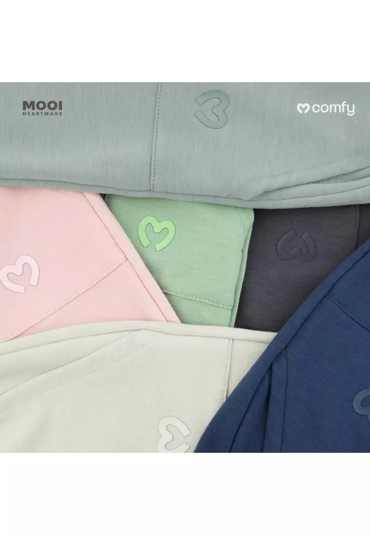 Mooi Celana Jogger Anak Comfy Jogger Pants Kids - Cream