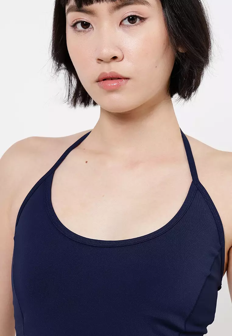 Ultra Move Scoop Halter Tank Top