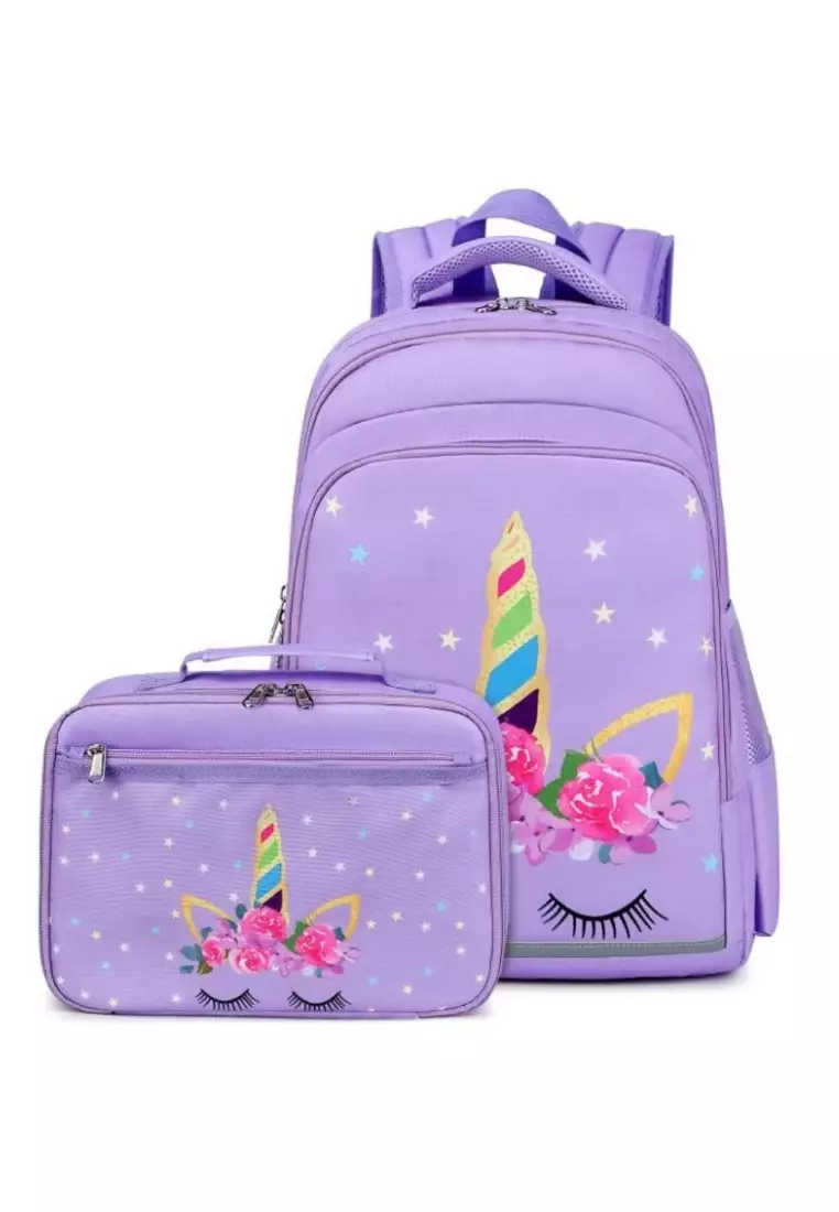 Unicorn backpacks store with lunch box