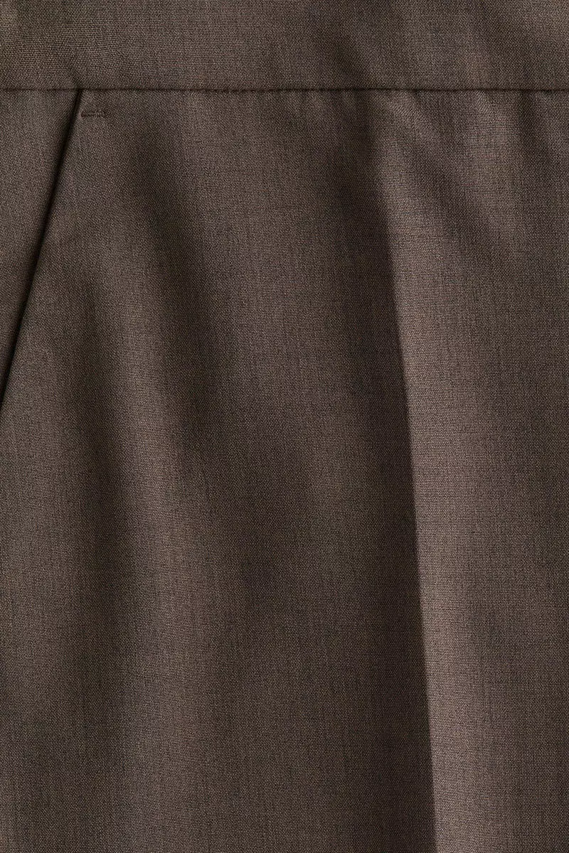 Straight crease-leg trousers