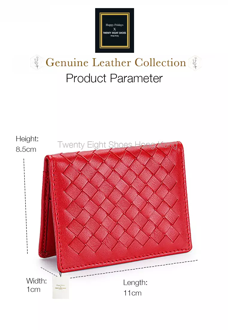 Weave Sheepskin Multi-Slot Card Holder JW YT-8861