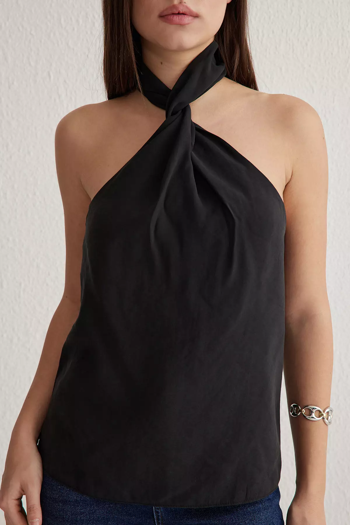 Knotted Halter Top
