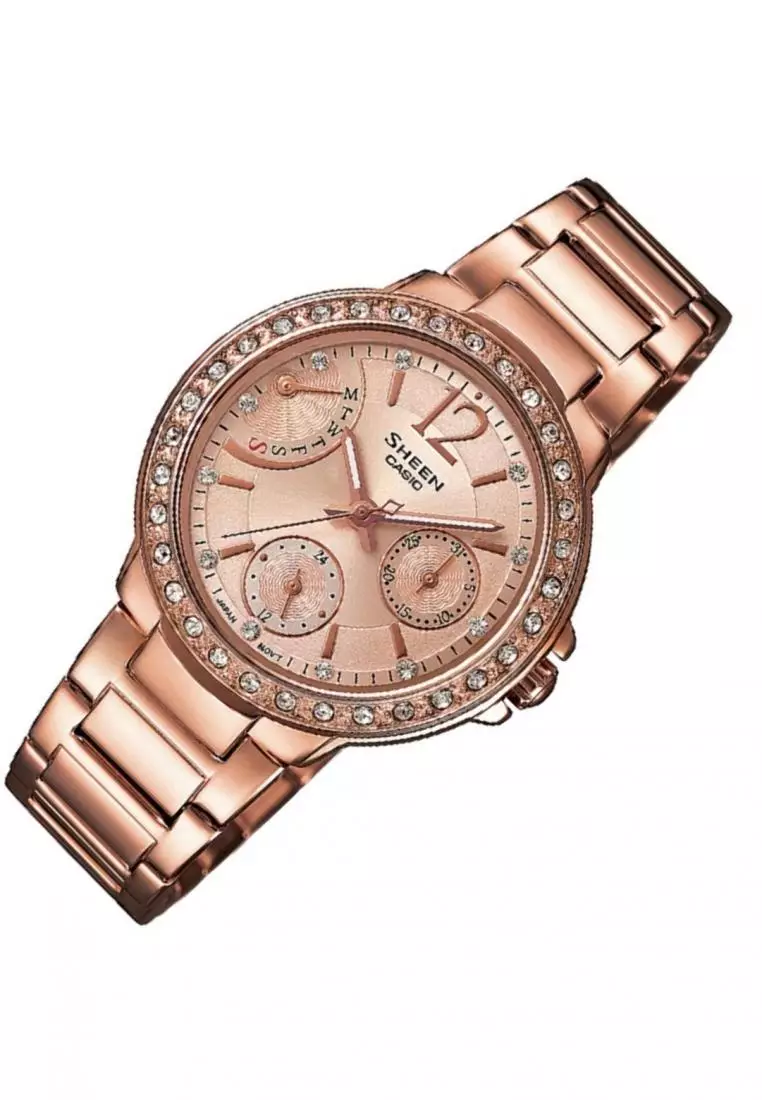 Sheen Multi-hand Analog Watch SHE-3805PG-9A