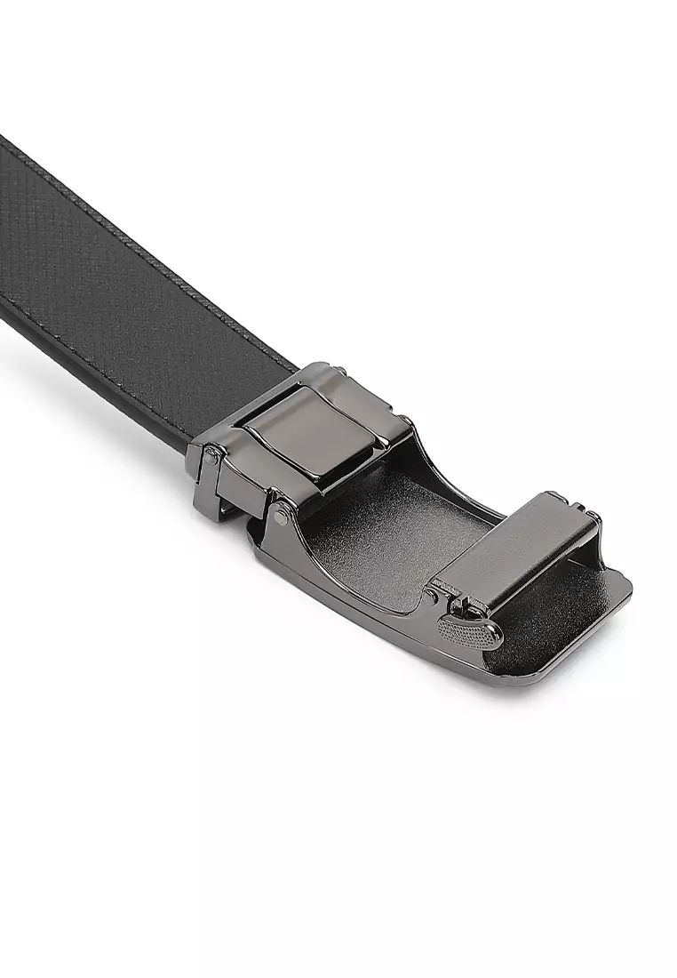 Men's 35mm Automatic Buckle Belt - Black
