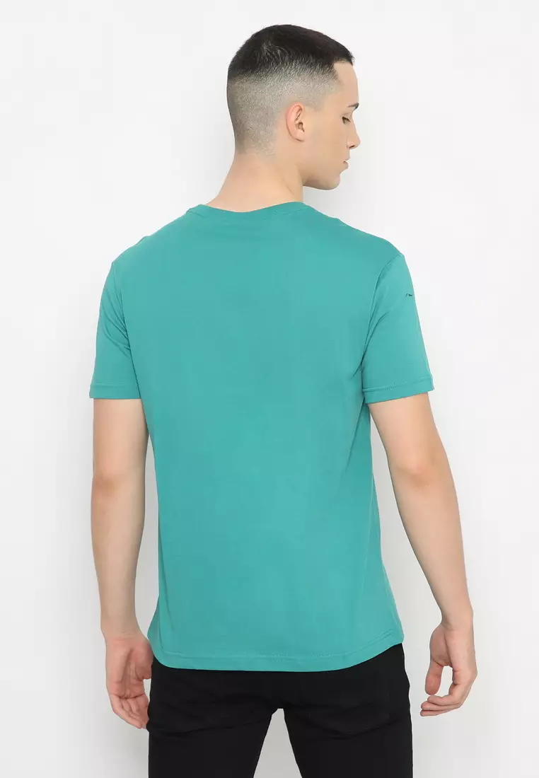 POLICE T-Shirt Cotton Combed Sablon Discharge Pria 2073180171