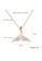 Air Jewellery gold Luxurious Mermaid Tail Necklace In Rose Gold 7A144AC4781F2BGS_5