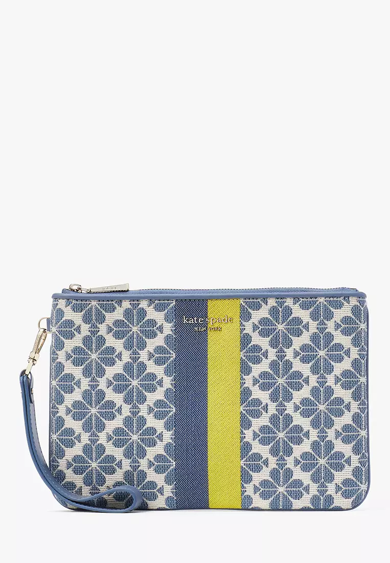 Kate Spade New York Spade Flower Jacquard Zip Slim Wallet SKU