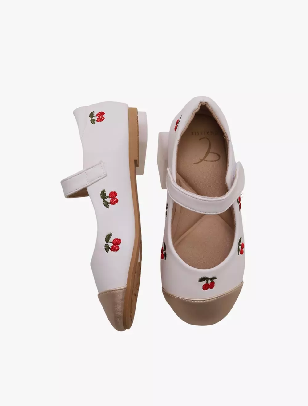 Payless Chrissie Childrens Cherish Youth Flats - White_07