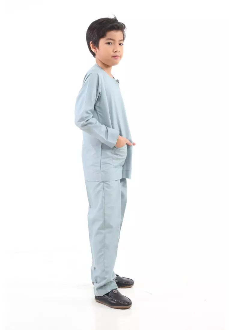 Baju Melayu Moden Teluk Belanga For Kids