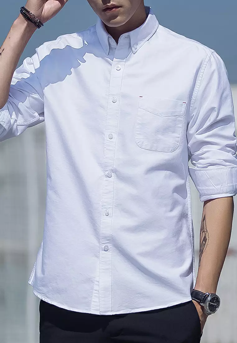 Pure Cotton Long Sleeved Shirt C1501