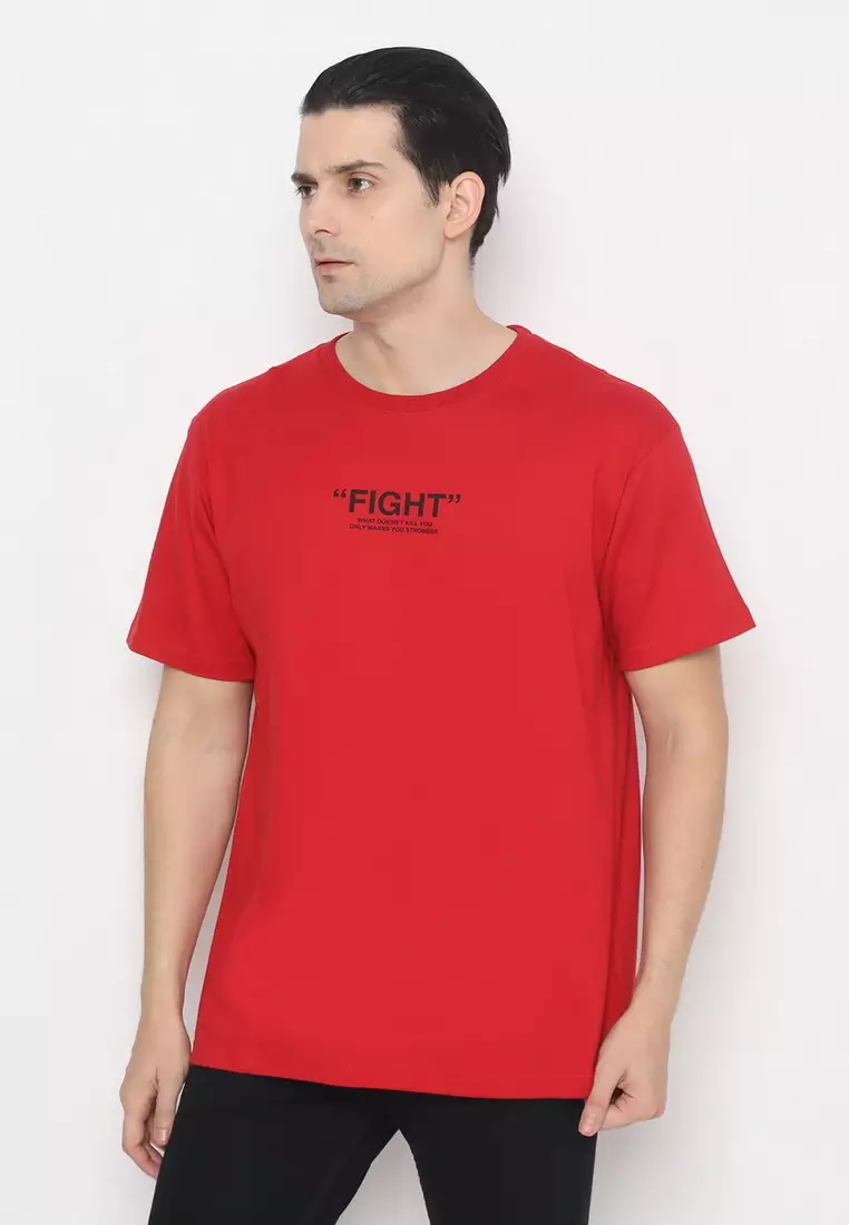 NX T-Shirt Cotton Combed Tebal Pria 207370181