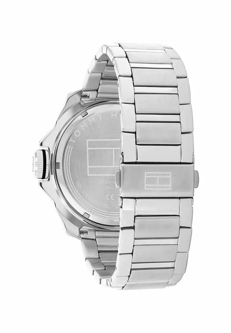 Windsurf Men's Watch Stainless Steel Strap - Black Dial 1792138