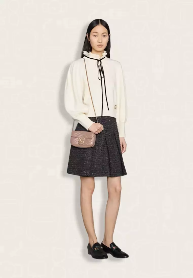 Gucci GG Marmont Super Mini Bag Nude Dusty