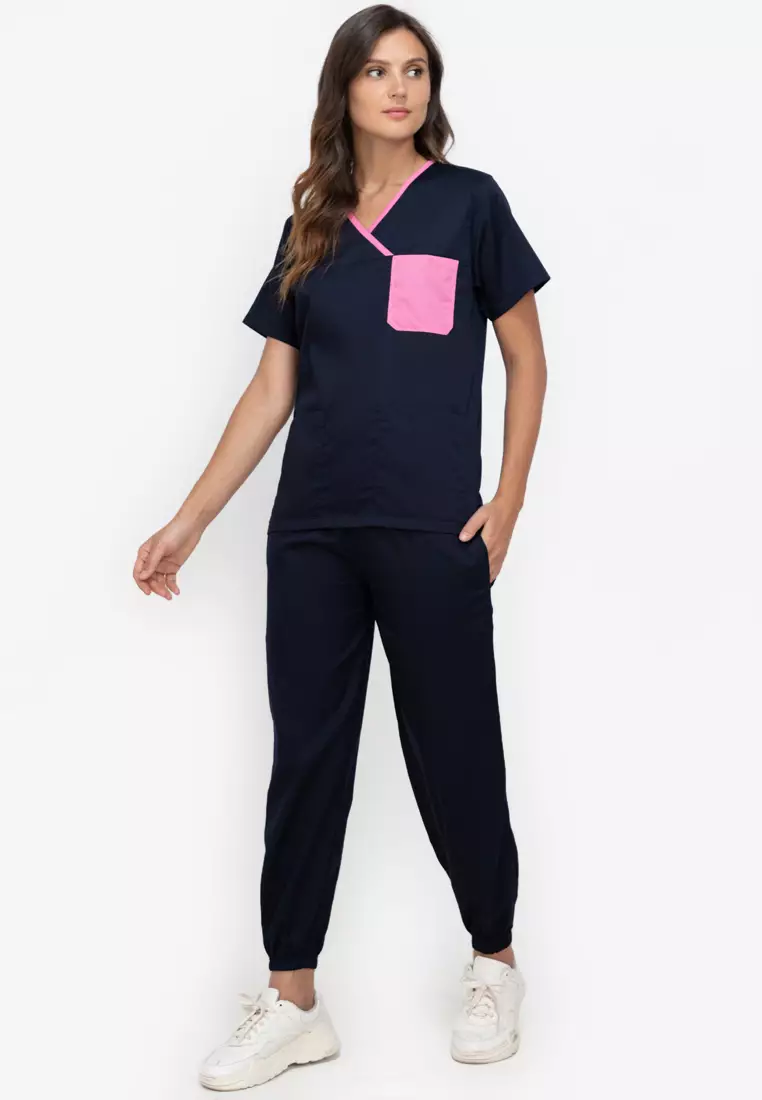 Scrub Pants With Lots of Pockets, Womens Scrub Suit Design