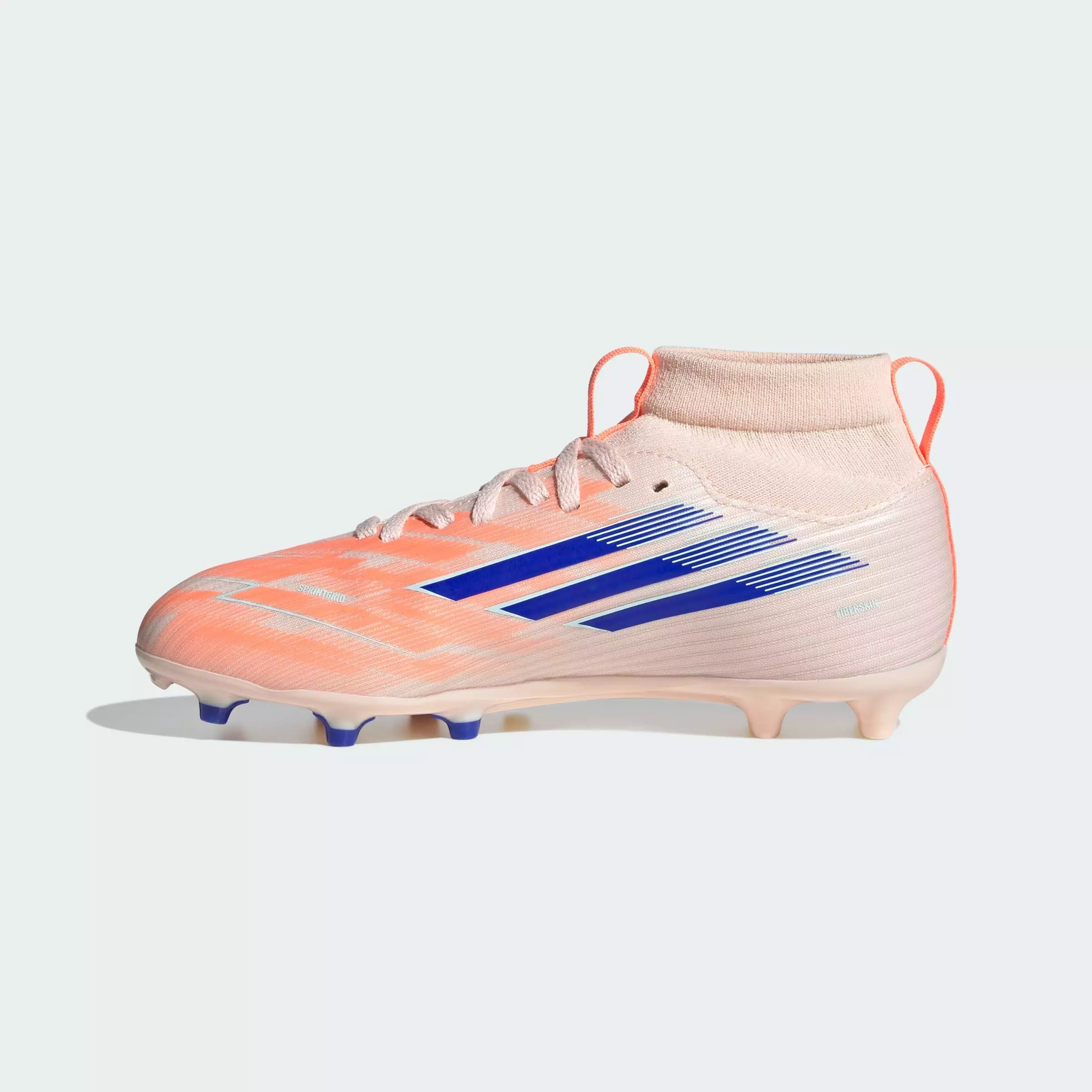 Football F50 Sparkfusion League Firm Ground/Artificial Grass Boots Kids Unisex Orange JR3971