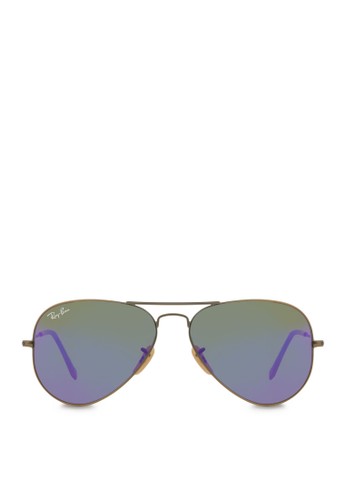 Aviator 反zalora時尚購物網評價光太陽眼鏡, 飾品配件, 飛行員框