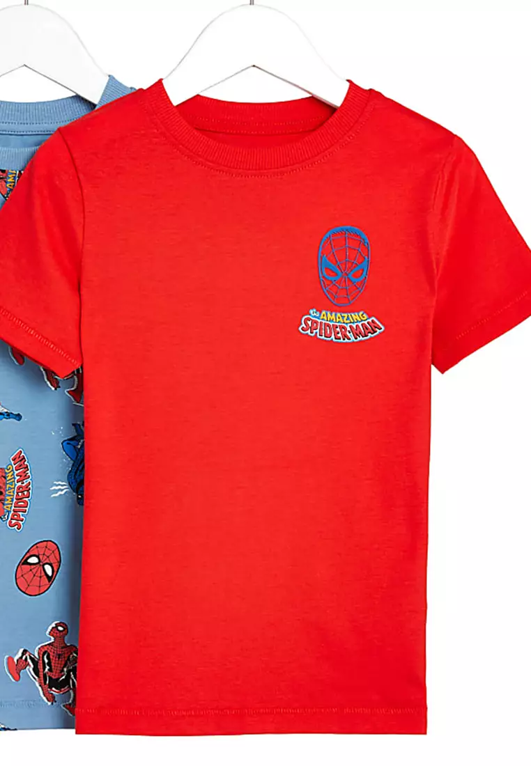 2pk Pure Cotton Spider-Man™ T-Shirts