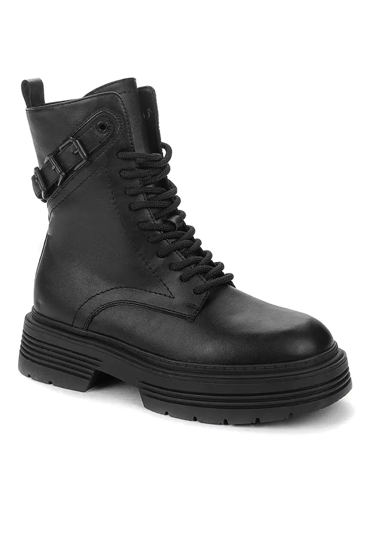 Buy Keddo Lovelet Lace Up Ankle Boots 2024 Online ZALORA Philippines