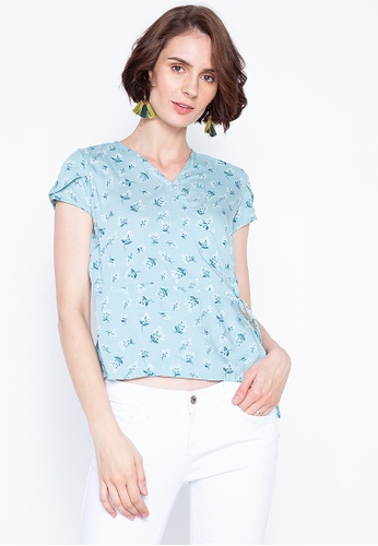 Shop Hot Kiss Petal Sleeves Blouse Online On Zalora Philippines
