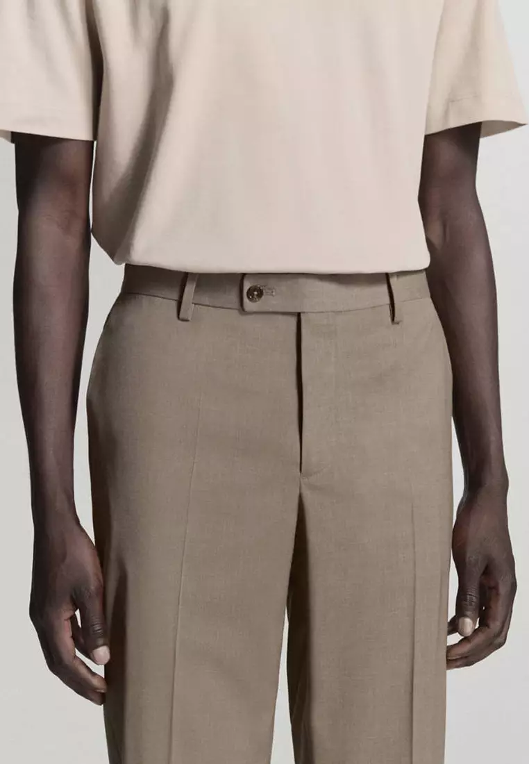 Milan Slim-Fit Suit Trousers