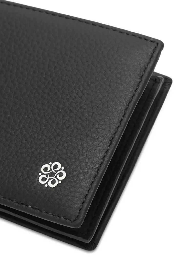 Men's Genuine Leather RFID Blocking Bi Fold Wallet