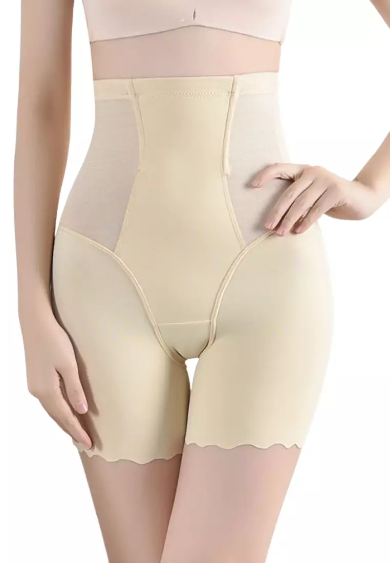 Seamless Shapewear 2024 New Women High Waist Tummy Control Shorts Butt  Lifter Slimming Underwear Ice Silk