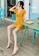 Its Me yellow Sexy Gauze One-Piece Swimsuit 4D36EUS5C2E35FGS_7