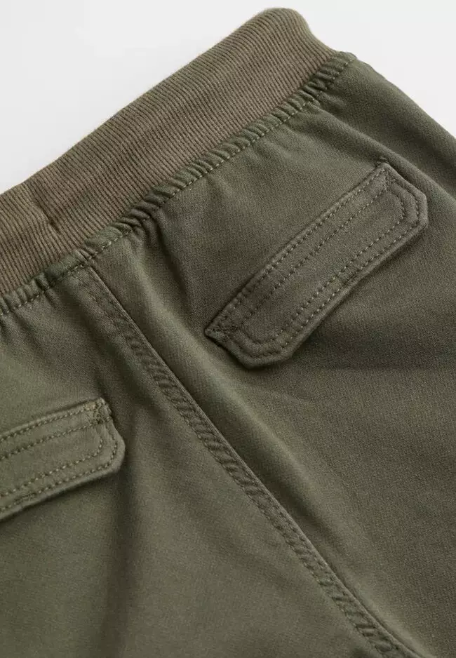 Olive green joggers outlet h&m