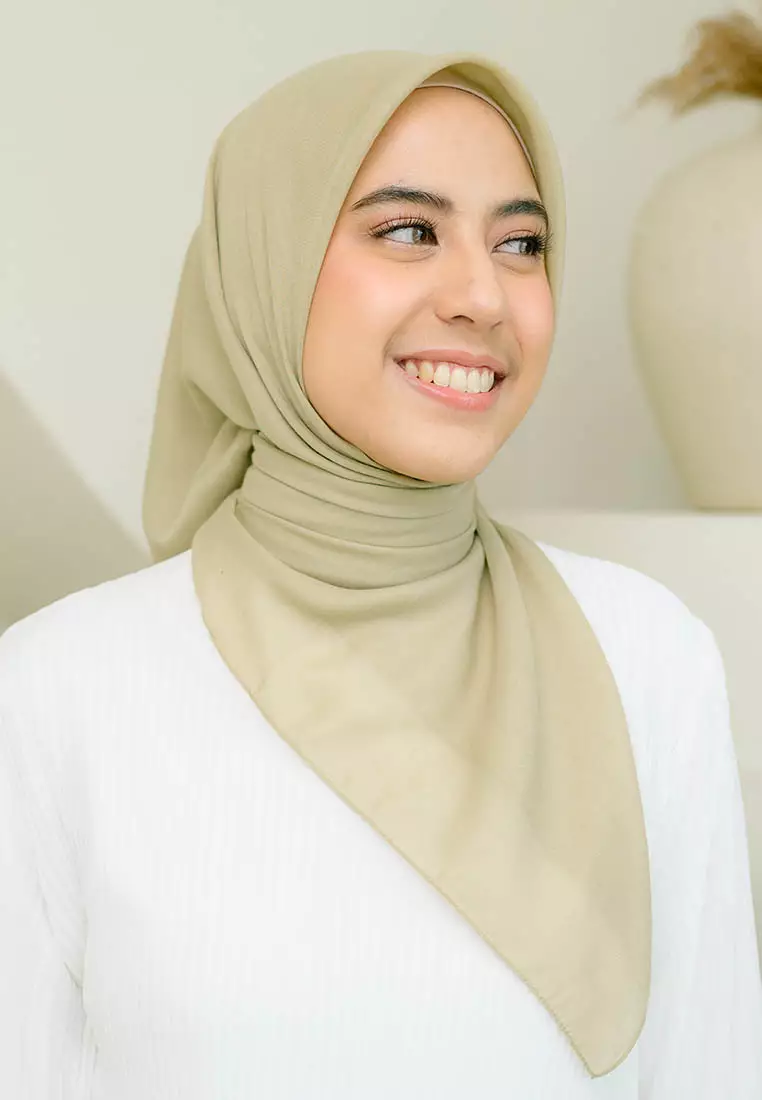 Theya Voal Square Soft Sage NEW