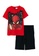 LC WAIKIKI red Spiderman Boys Short Pajamas Set A3DCFKA35D186BGS_1