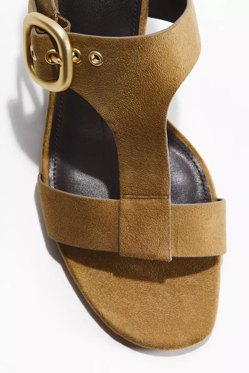 Block-heeled sandals