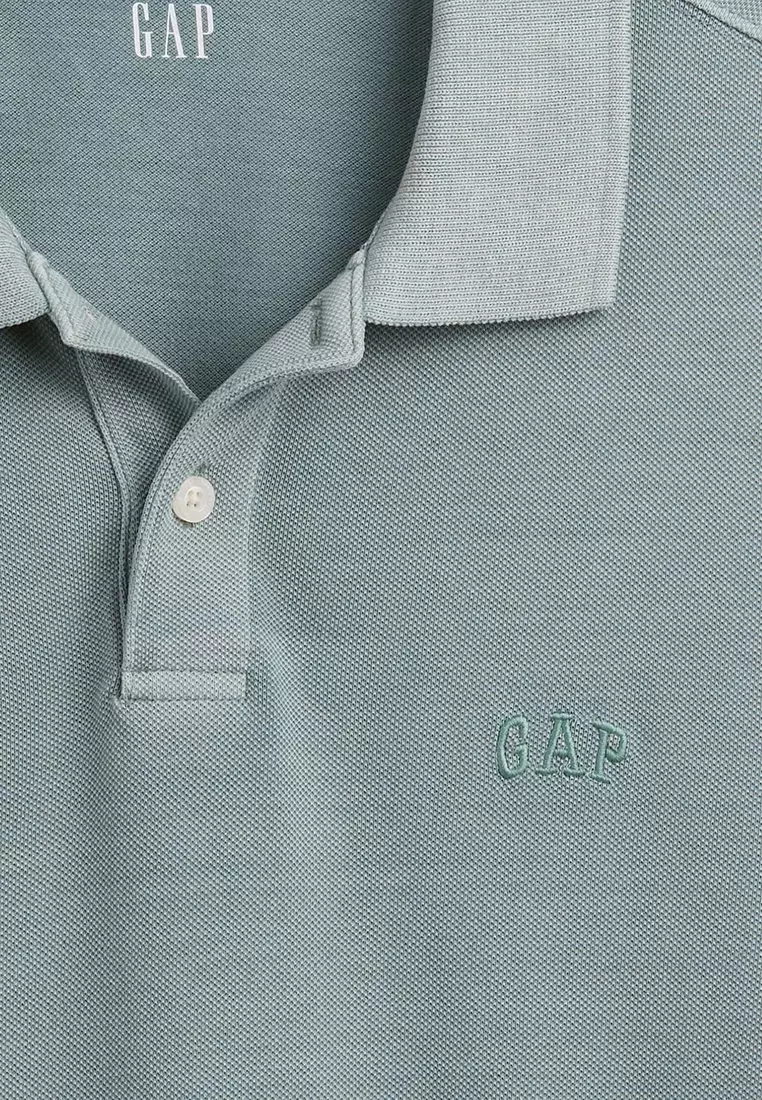 Logo Pique Polo Shirt