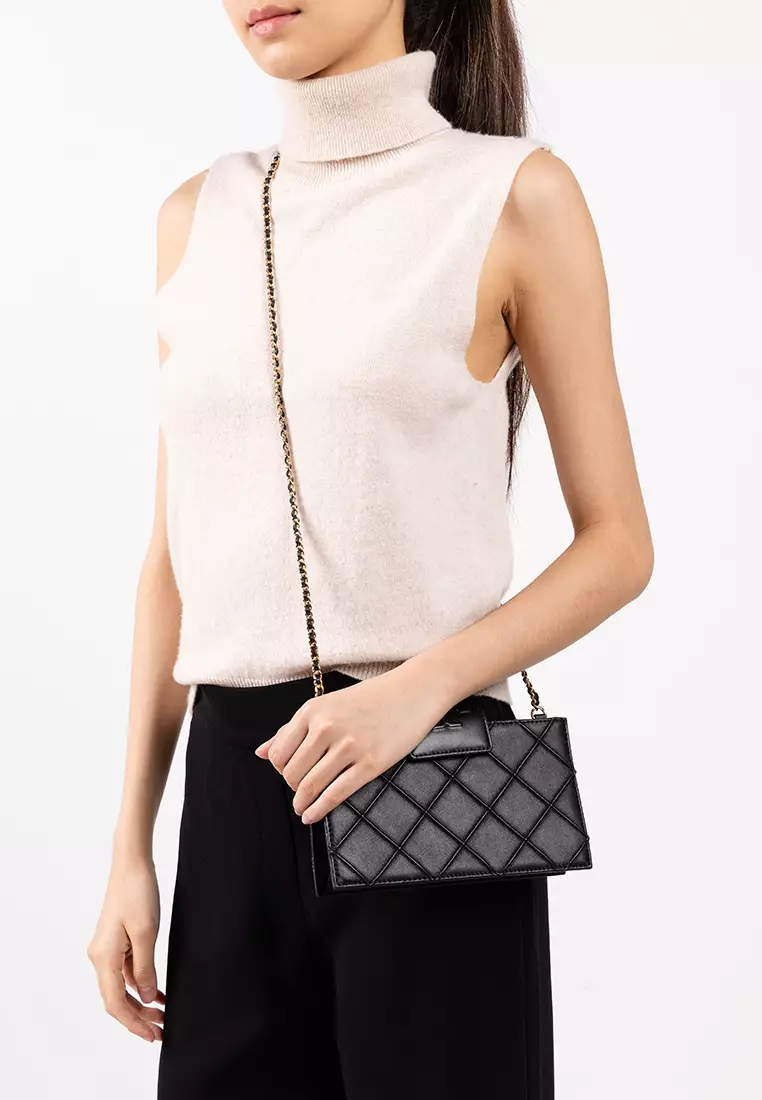 Fleming 迷你軟皮革鏈條銀包